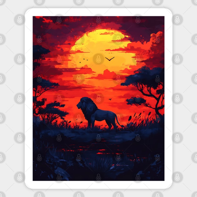 The Lion Magnet by UrbanLifeApparel